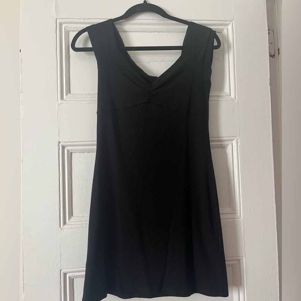 Reformation Off Shoulder Sleeve Black Dress, Women’s Size M